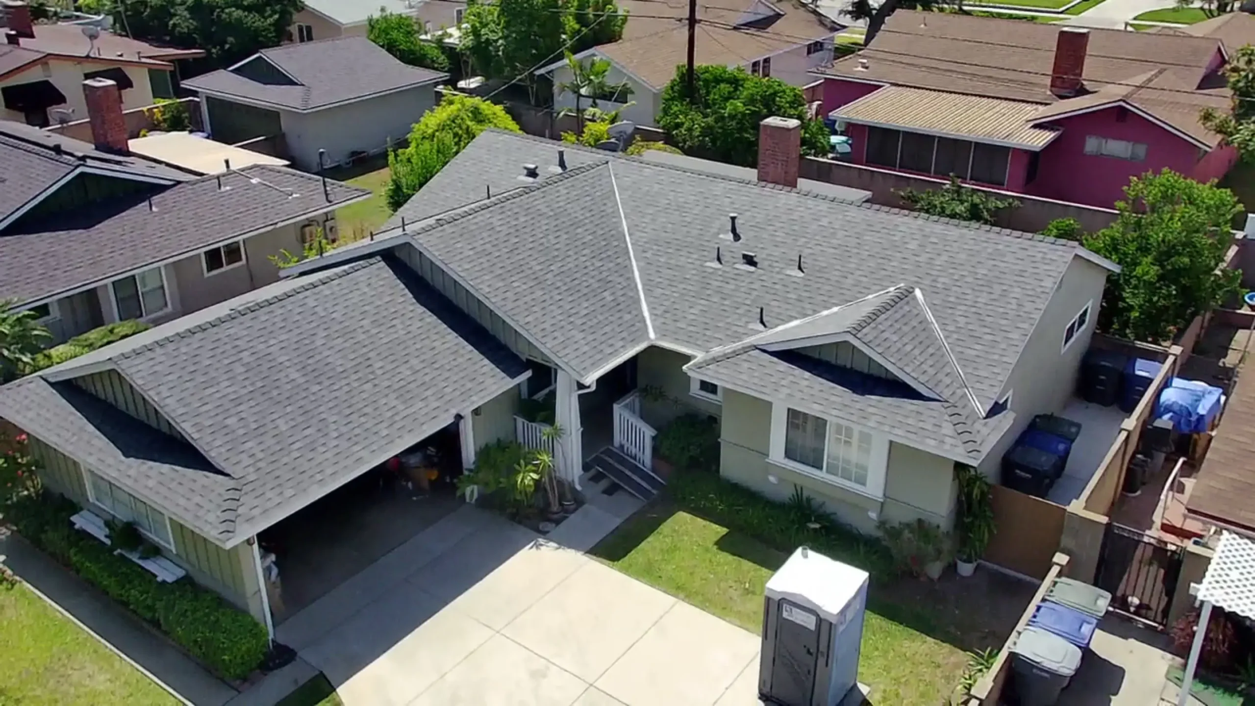 Homepage 15 Full roof replacement using architectural Owens Corning Duration Cool shingles in Buena Park, California